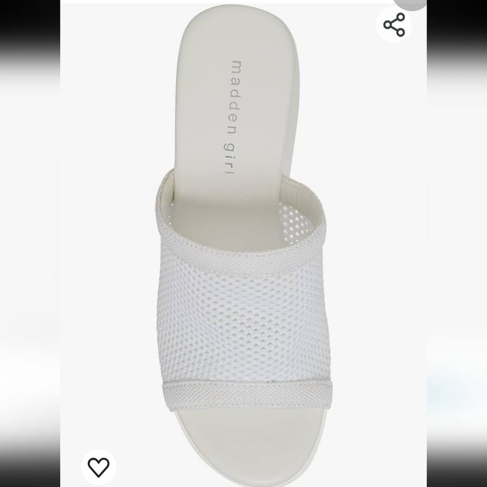 Madden Girl white Wedges